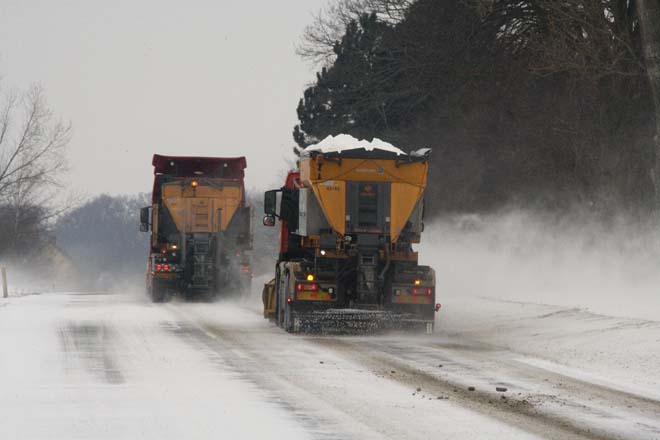 vintertjeneste, snerydning, rydning af sne, 